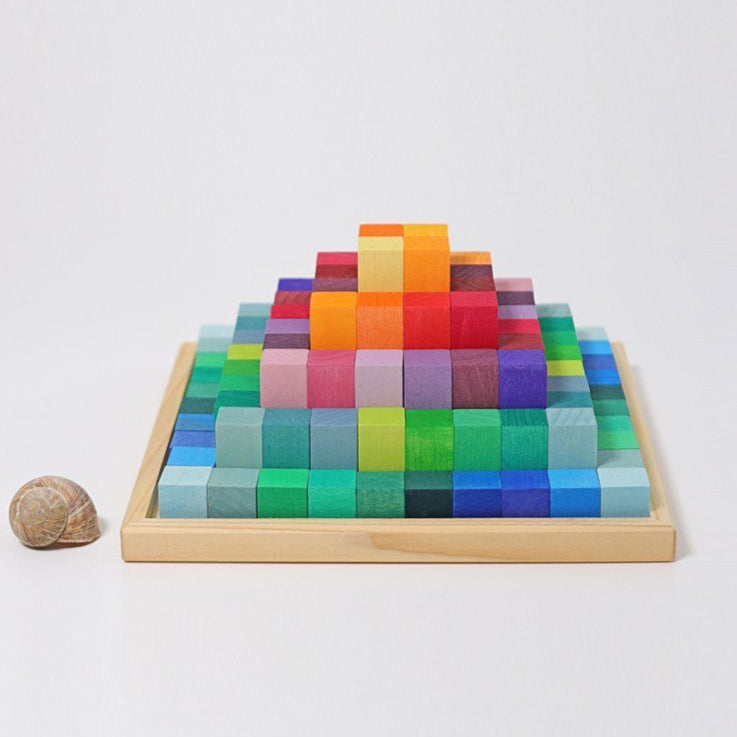 GRIMMS blokken piramide 3 jr+ 42080