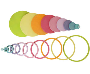 GRIMMS cirkels en ringen pastel 5 jr+10687b