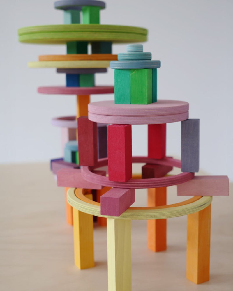 GRIMMS cirkels en ringen pastel 3 jr+