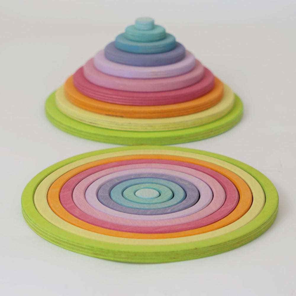 GRIMMS cirkels en ringen pastel 3 jr+