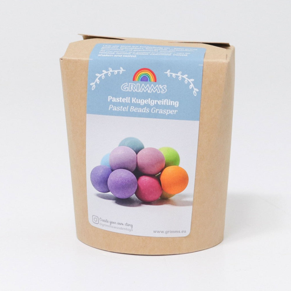 GRIMMS grijpspeeltje pastel 0 mnd+ Hout