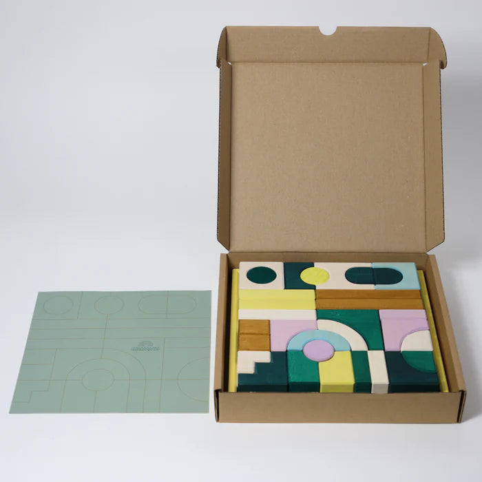 GRIMMS houten blokkenset Movement 1 jr+