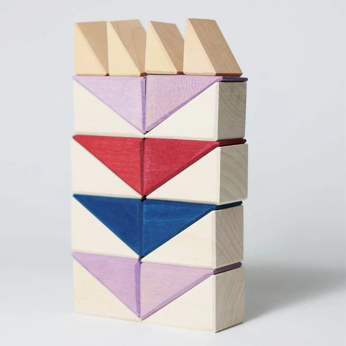 GRIMMS houten blokkenset Rhythm 1 jr+ lindehout