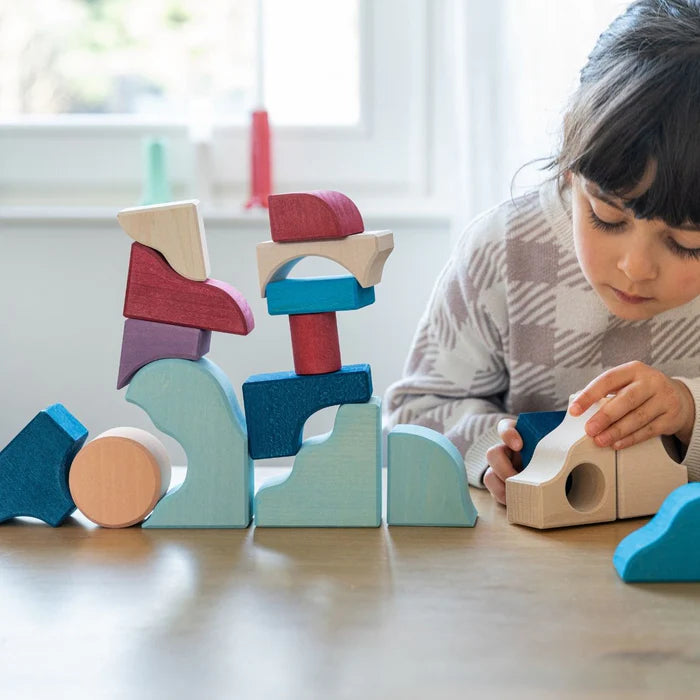 GRIMMS houten blokkenset Wave 1jr 4048565431071 d