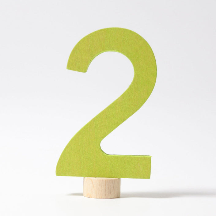 GRIMMS jaarring steker cijfer 2 04604