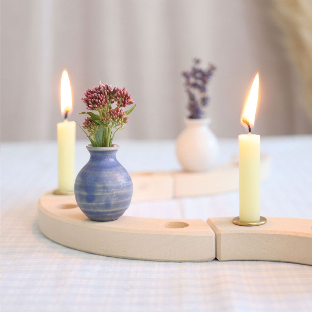 GRIMMS jaarring vaasje blauw kopen
