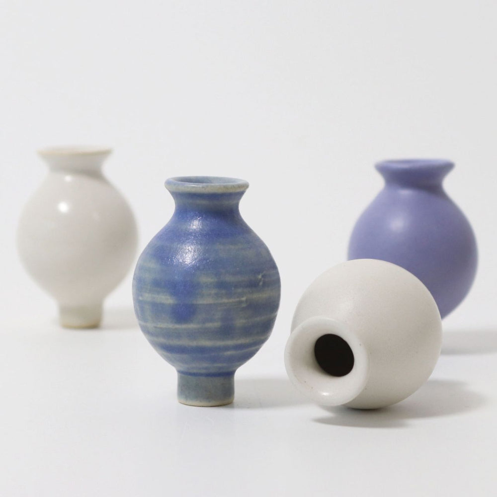 GRIMMS jaarring vaasje blauw 04760