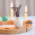GRIMMS jaarring vaasje wit04700b