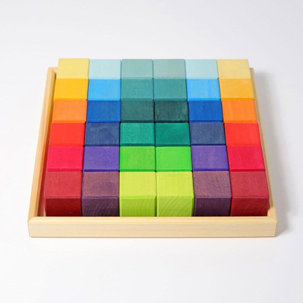 GRIMMS mozaiek blokkenset regenboog classic 1 jr+ kopen
