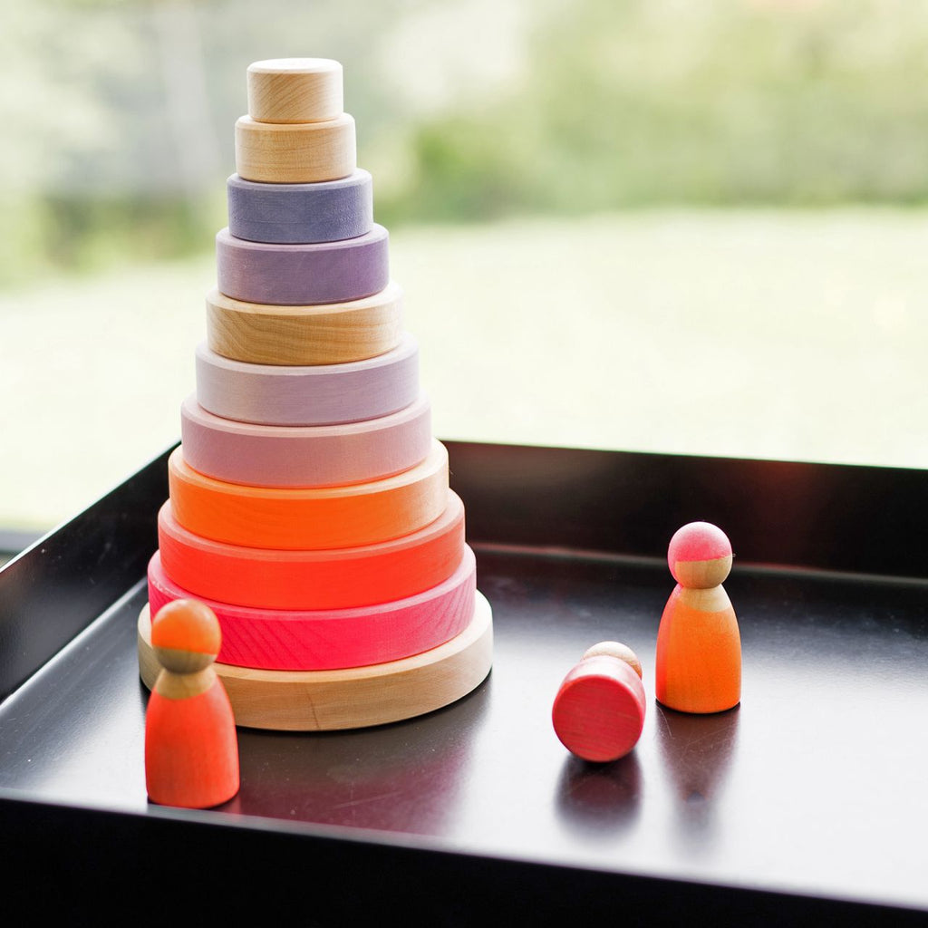 GRIMMS regenboogvrienden neon roze 1 jr+ 4048565150606