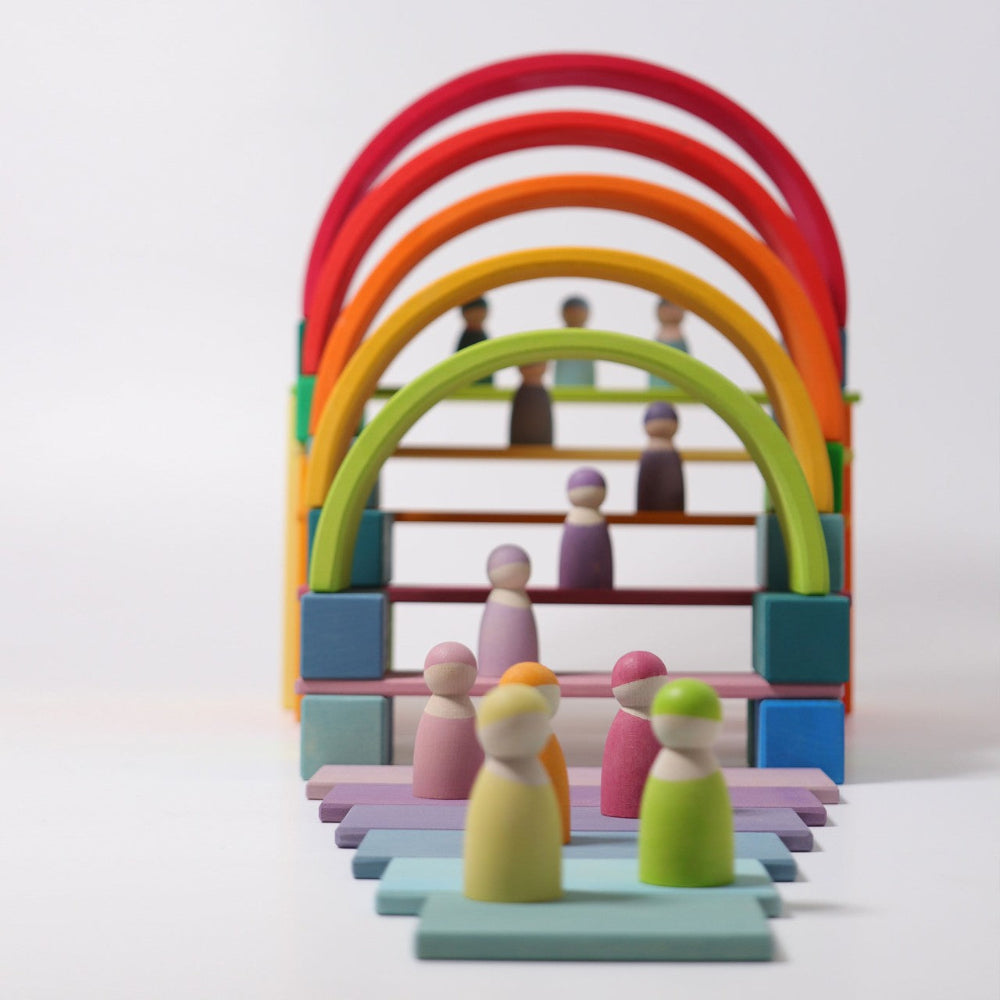 GRIMMS regenboog vrienden pastel 1 jr+ 4048565105798