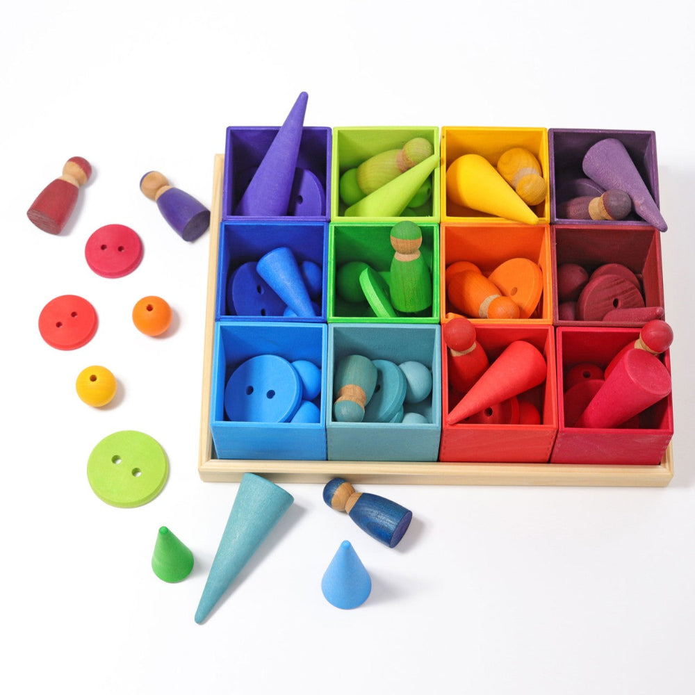 GRIMMS sorteerbak regenboog groot 3 jr+ kopen