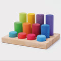 GRIMMS sorteerbord met stav en regenboog classic 10575