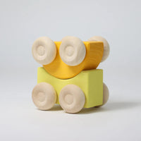 GRIMMS stapel auto's geel 0 mnd+09330