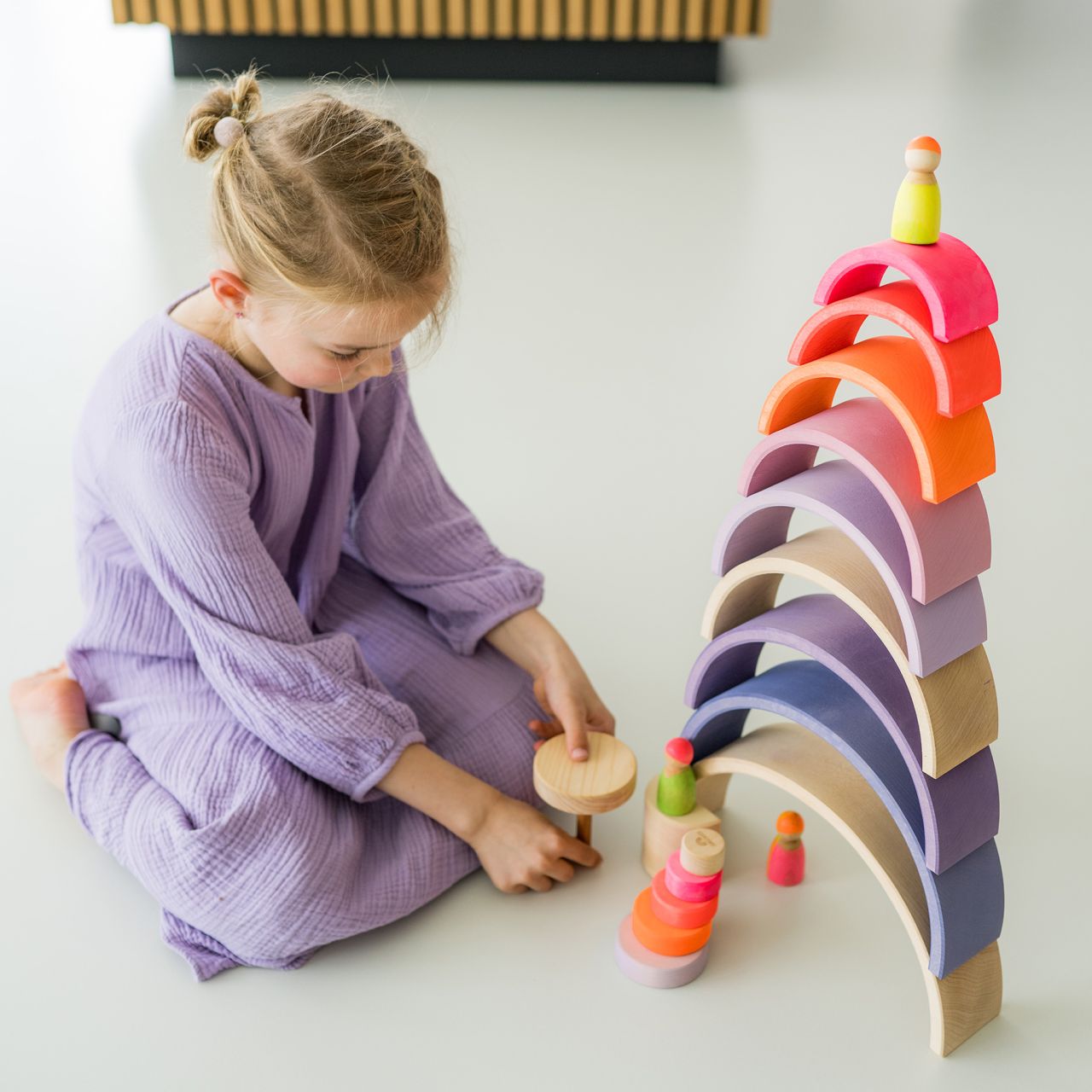 GRIMMS stapel regenboog big neon 15040 c