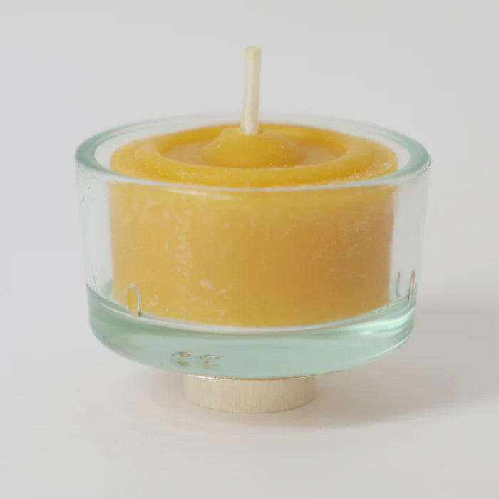 GRIMMS waxinelichtje 100% bijenwas geel kopen