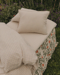 Garbo and Friends dekbedovertrek gingham blue 140x200