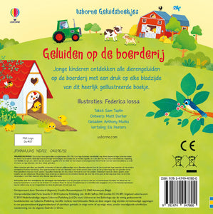 Geluiden op de boerderij - geluidenboek 3 jr+UA47800