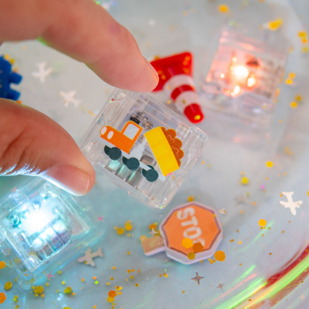 Glo Pals light up cubes auto 6 stks 3 jr+ 850065381145