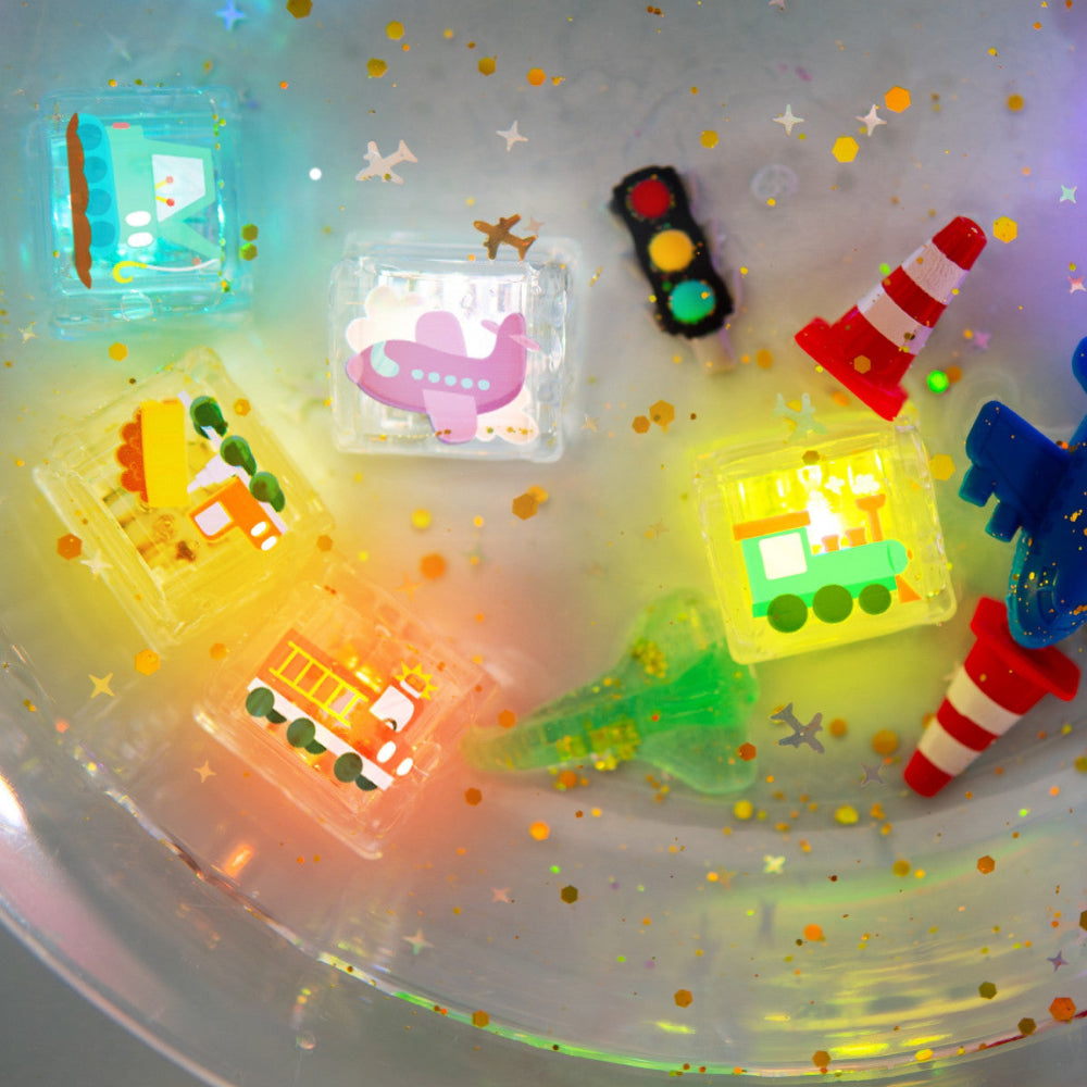 Glo Pals light up cubes auto 6 stks 3 jr+ GP6PKAUTO