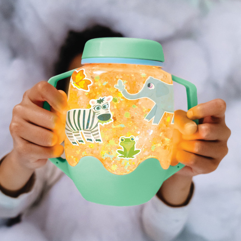 Glo Pals sensory jar DIY set zoo 3 jr+