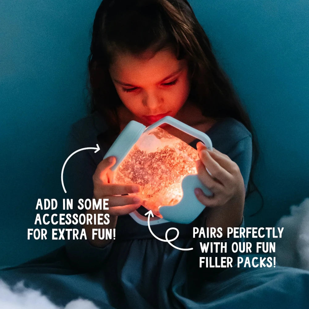 Glo Pals sensory play jar lichtblauw 18 mnd+ kopen