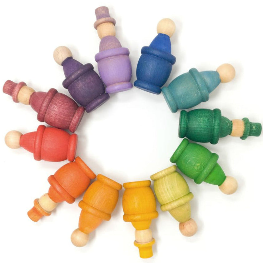 Grapat regenboog kuipjes mates 12 stks 10 mnd+ kopen