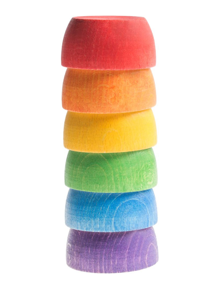 Grapat regenboog bakjes 6 stks 18 mnd+ 15-119