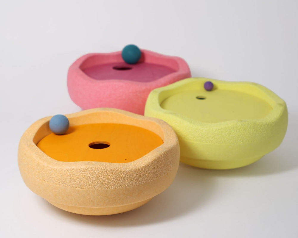 GRIMMS x Stapelstein Rolling Discs Warm Pastel 10255