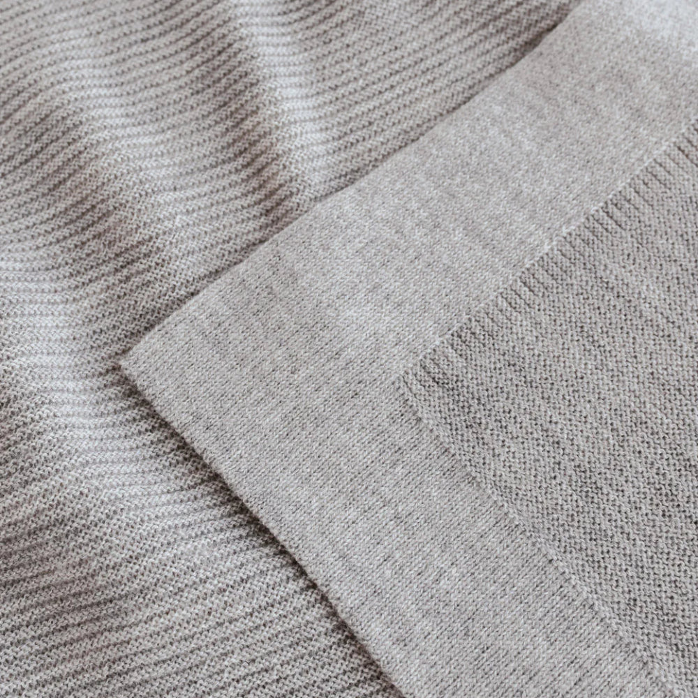 HVID deken Gust grey melange kopen