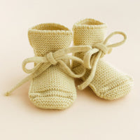 HVID slofjes light yellow 9-15 mnd a