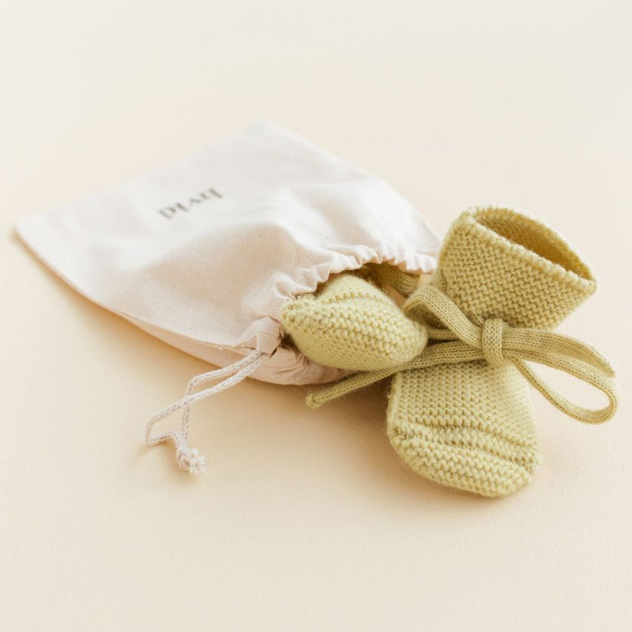 HVID slofjes light yellow 9-15 mnd c