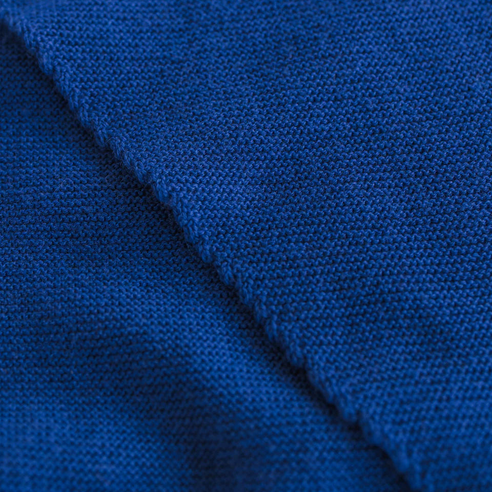 HVID triangle sjaal Josephina cobalt blue 6 mnd - 6 jr 100% merino wol, fine italian