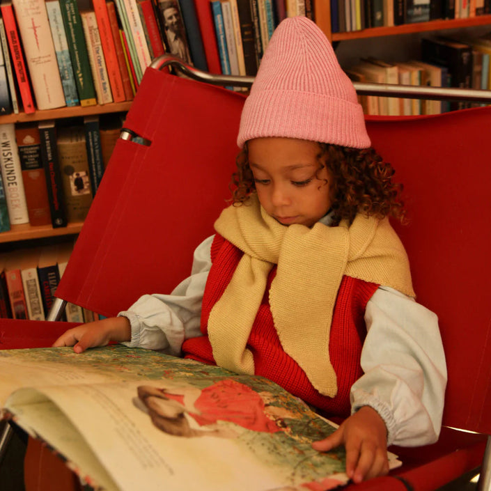 HVID triangle sjaal Josephina light yellow 6mnd - 6jr 5404027808727 b