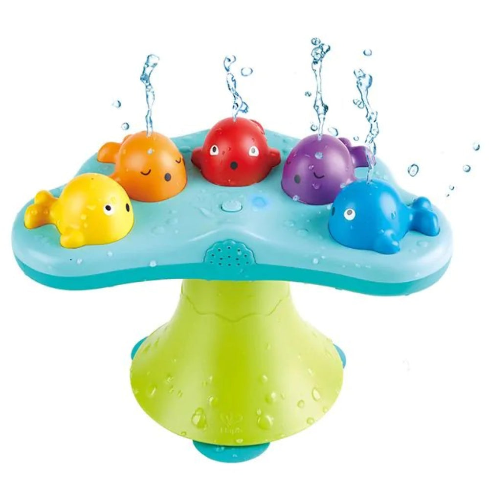 Hape badspeelgoed muzikale fontein Walvis 18 mnd+E0218