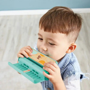 Hape leer met licht mondharmonica 3 jr+E0623b