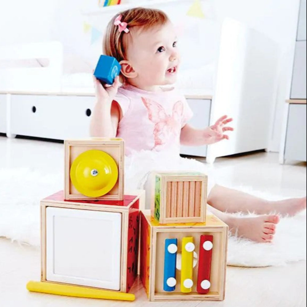 Hape muzikale stapelblokken 18 mnd+E0336b