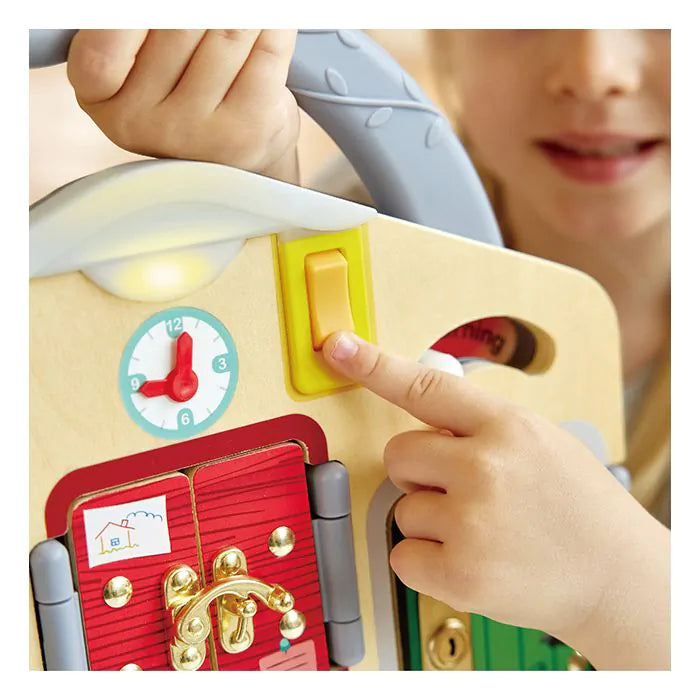 Hape activiteitenbord sluiten met licht 3 jr+ E1111
