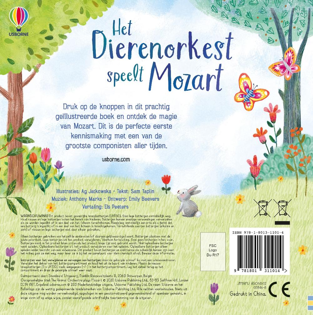 Het dierenorkest speelt Mozart - geluidenboek 2 jr+ kopen