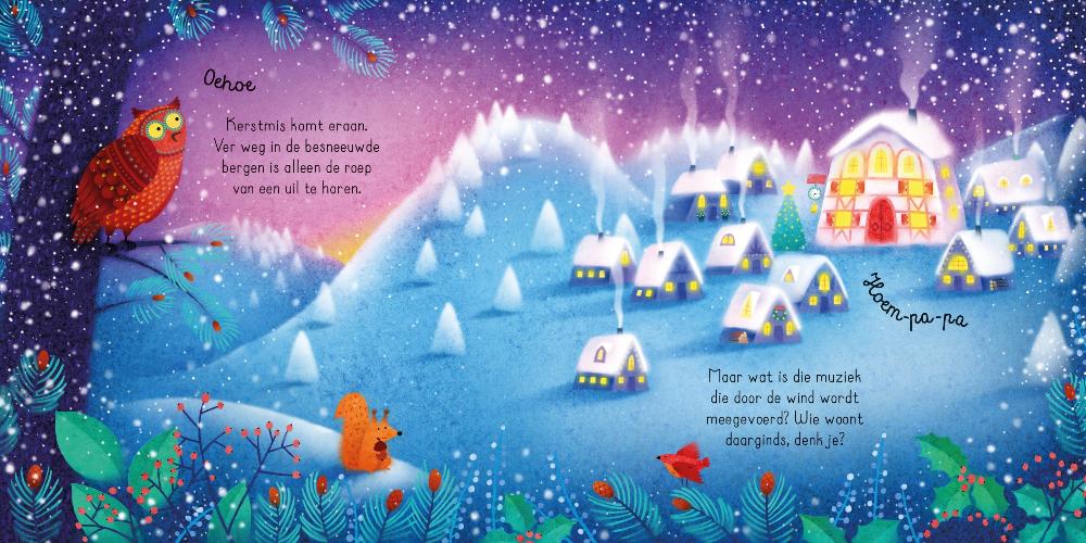 Het dorp van de kerstman - geluidenboek 3 jr+