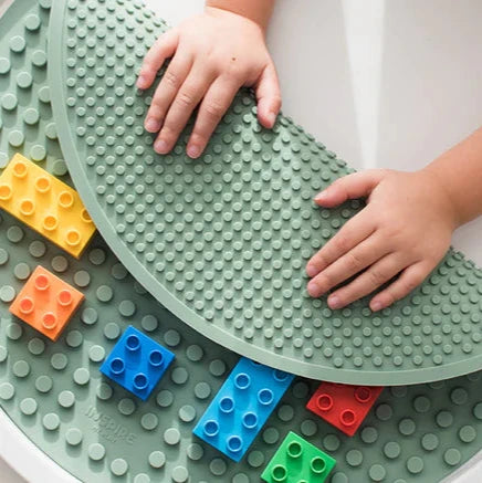 Inspire my play TRAY green building block mat 6 mnd+