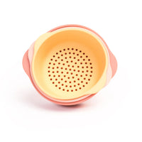 Inspire my play nesting bowl set coral yellow 6 mnd+