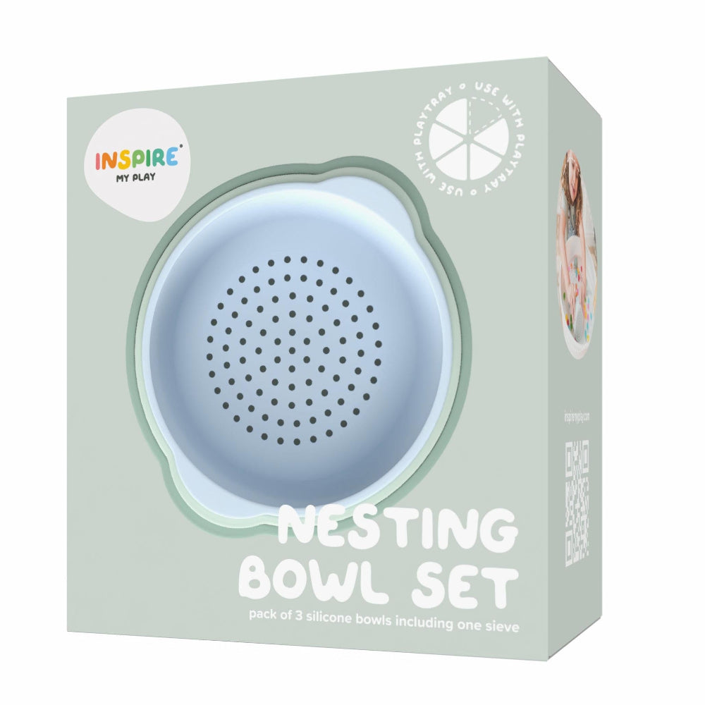 Inspire my play nesting bowl set green blue 6 mnd+ 101