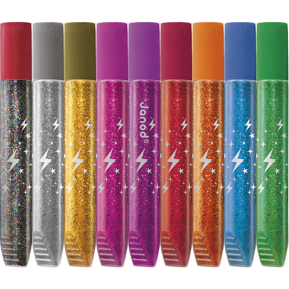 JANOD glitterlijm 9 stks / 3 jr+ 3700217374181