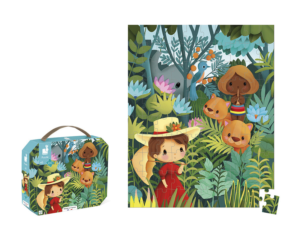 JANOD puzzel Geïnspireerd door Rousseau 6jr+ / 100 stks 3700217325503