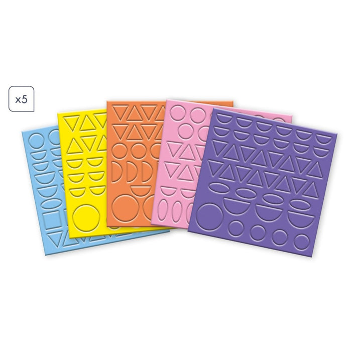 JANOD atelier knutselset geo stickers 3 jr+