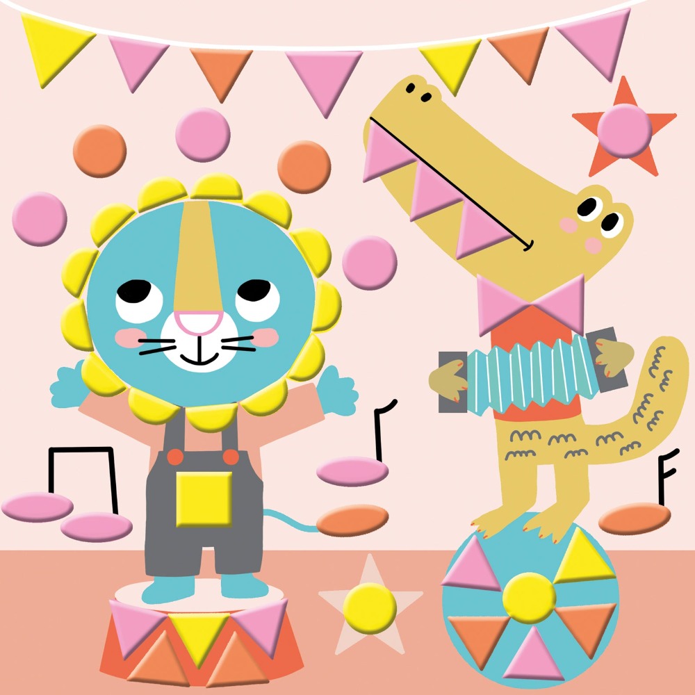JANOD atelier knutselset geo stickers 3 jr+ 3700217377403