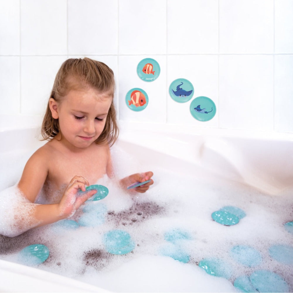 JANOD badspeelgoed memory Baby dieren 2jr+