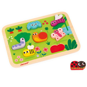 JANOD chunky puzzel de tuin 18 mnd+