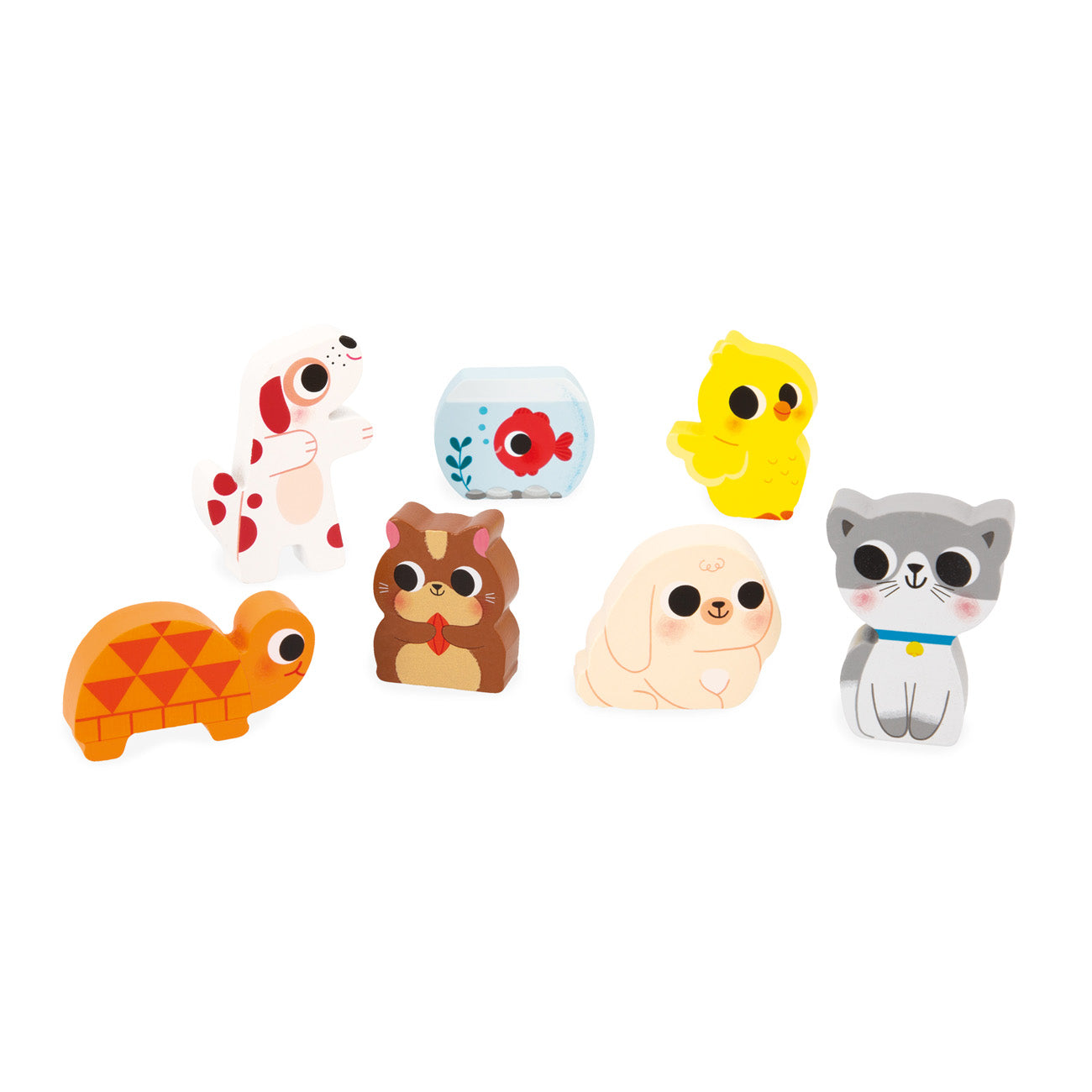 JANOD chunky puzzel huisdieren 18 mnd+